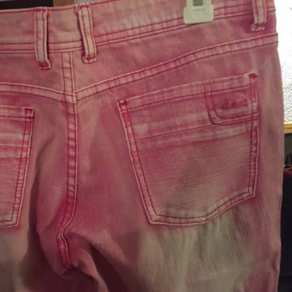 Element hot pink, acid wash skinny jeans size 9 - Picture 2 of 4